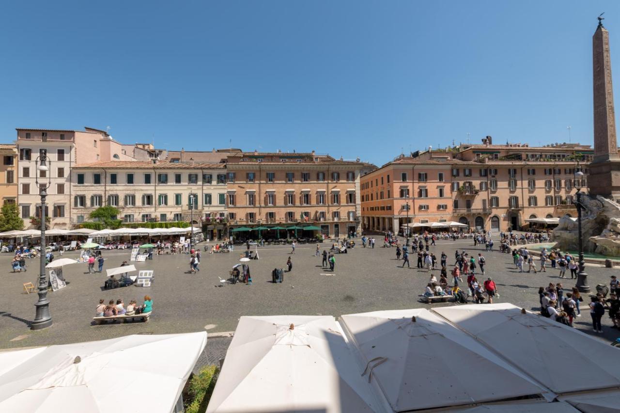 New! Amazing Piazza Navona View Apartment Rome Exterior photo