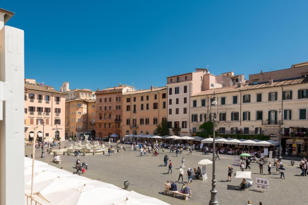 New! Amazing Piazza Navona View Apartment Rome Exterior photo